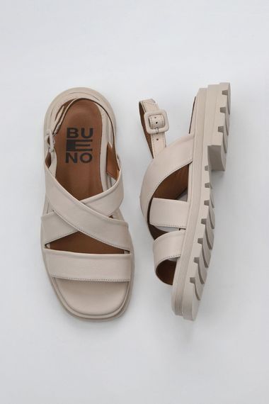 Сандалии Bueno Shoes для женщин 01WY5501 из легкого термо, цвета: кремовый, фуксия, табачный, размеры: 36-42 - фото 1