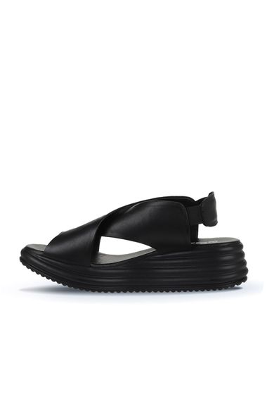 بوينو شوز صندل نسائي بكعب ويدج 01WY5703 - صورة 4