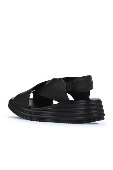 بوينو شوز صندل نسائي بكعب ويدج 01WY5703 - صورة 5