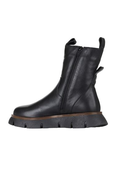 Жіночі черевики Bueno з підбором 3 см, шкіряні, доступні в кольорах бежевий та чорний, розміри 36-41 - фото 4