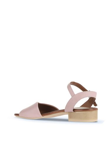 صنادل بوينو للسيدات 01WA7308 مصنوعة من الجلد، بارتفاع كعب 3 سم، تتوفر بأحجام 36-41 وألوان مختلفة - صورة 4