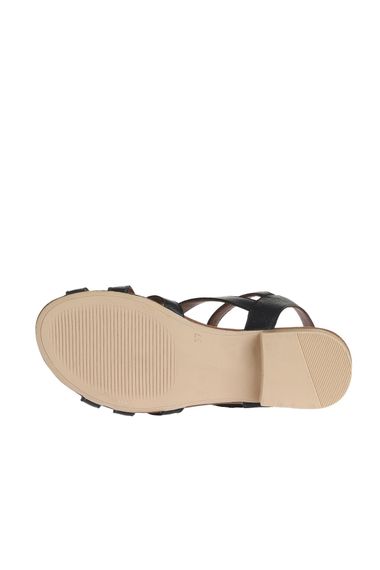 Сандалі Bueno Shoes для жінок 01WA7300, шкіра, підйом 3 см, розміри 36-41, кольори: сірий, чорний-бежевий шкіра - фото 5