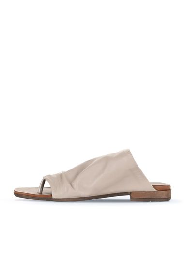 Женские сандалии Bueno с открытым носком 01WJ2226 из кожи, высота каблука 2 см, цвета: серый, белый, коричневый, размеры: 35-42 - фото 3