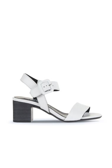 أحذية بوينو نسائية بكعب مرتفع 01WA2805 جلد أبيض أو أسود أو بني، مقاسات 36-41، ارتفاع الكعب 5.5 سم - صورة 1