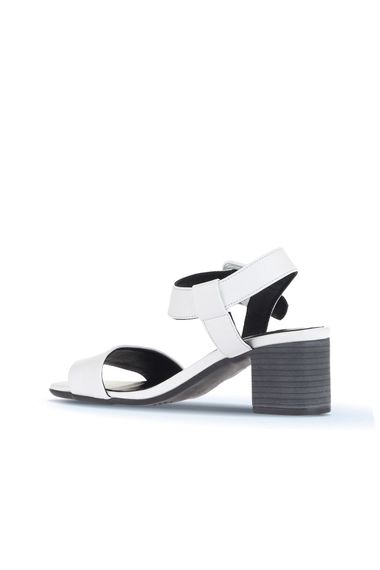 أحذية بوينو نسائية بكعب مرتفع 01WA2805 جلد أبيض أو أسود أو بني، مقاسات 36-41، ارتفاع الكعب 5.5 سم - صورة 4