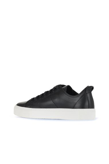 Мужские спортивные кроссовки Bueno Shoes 11MA22003 из кожаной матовой кожи, высота каблука 3 см, доступны в черном и белом цветах, размеры 40-45 - фото 4