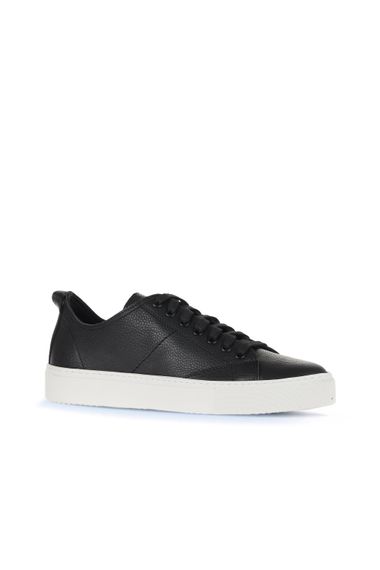 Мужские спортивные кроссовки Bueno Shoes 11MA22003 из кожаной матовой кожи, высота каблука 3 см, доступны в черном и белом цветах, размеры 40-45 - фото 2