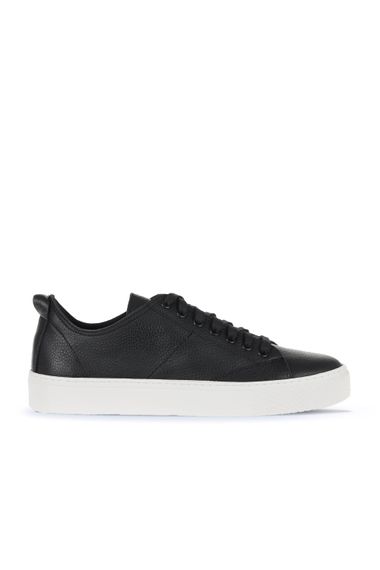 Мужские спортивные кроссовки Bueno Shoes 11MA22003 из кожаной матовой кожи, высота каблука 3 см, доступны в черном и белом цветах, размеры 40-45 - фото 1