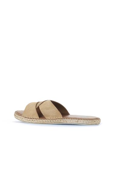 Женские сандалии Bueno с кожаной подкладкой, замшевая верхушка, высота каблука 2 см, размеры 35-41, цвета табачный и темно-синий - фото 4