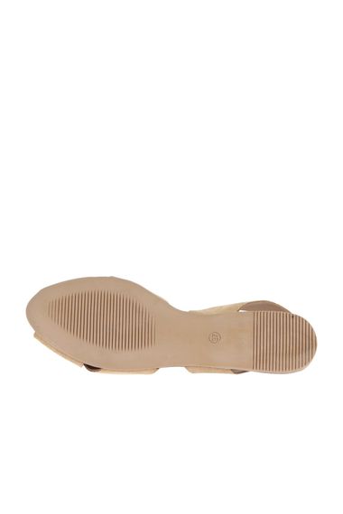 Сандалі Bueno Shoes жіночі пласке 01WA5805 з нубука та шкіри, доступні у розмірах 36-41, кольори: світло-бежевий та світло-коричневий - фото 5