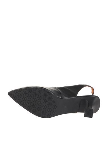 Жіноче взуття Bueno з натуральної шкіри на підборах, висота каблука 8 см, кольори: сірий, чорний, розміри: 36-41 - фото 5