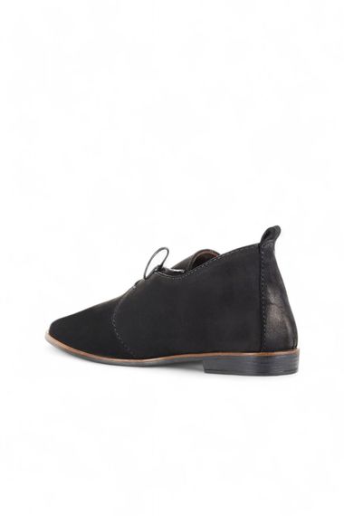 Жіноче взуття Bueno, рівні черевики з нубуку, шкіряна підкладка, висота підборів 1,5 см, доступні в синьому та чорному кольорах, розміри 36-41 - фото 4