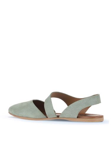 Сандалі для жінок Bueno з нубуку і шкіри, заввишки підборів 1 см, доступні в зеленому та сірому кольорах, розміри 36-41 - фото 4