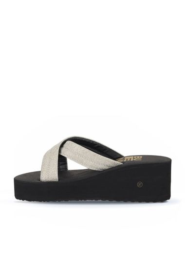 Bueno Shoes Kadın Dolgu Topuklu Terlik 26WT230064 - fotoğraf 3