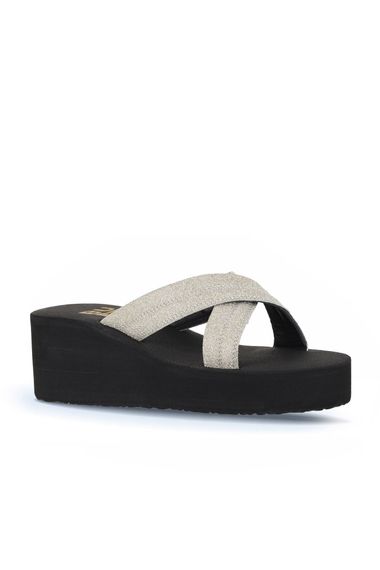 Bueno Shoes Kadın Dolgu Topuklu Terlik 26WT230064 - fotoğraf 2