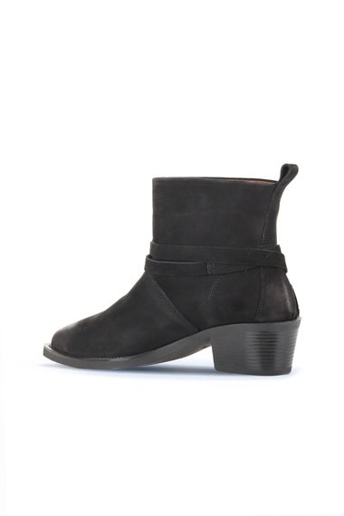 Женские ботинки на каблуке Bueno 01WD4006 из нубука, длина каблука 5 см, кожа внутри, размеры 36-41, цвета: коричневый, черный - фото 4