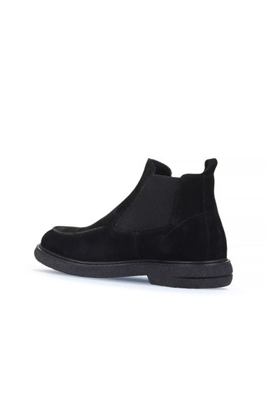 Чоловічі черевики Bueno 07MB24034678 з nubuck, шкіряна підкладка, каблук 3 см, доступні в чорному кольорі, розміри 40-45 - фото 4