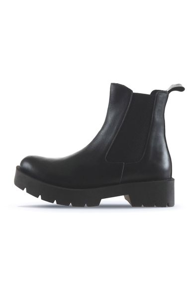 Женские ботинки Bueno Düz из кожи и текстиля, подошва EVA, высота каблука 5 см, цвет: бежевый замш, белая кожа, бордовая кожа, черная кожа, черный замш, темно-синяя кожа - фото 3