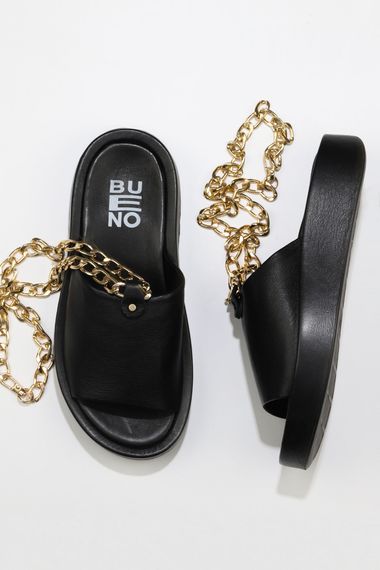 Bueno Shoes Kadın Dolgu Topuklu Terlik 01WU4637 - fotoğraf 1