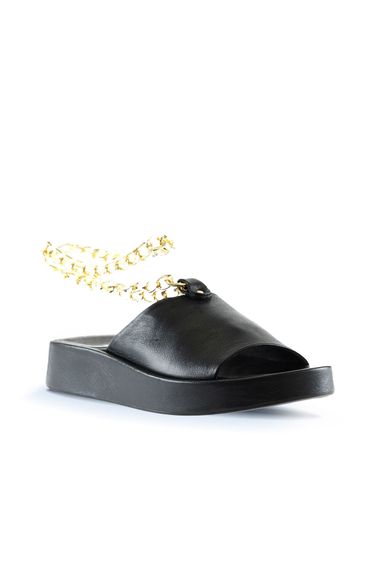 Bueno Shoes Kadın Dolgu Topuklu Terlik 01WU4637 - fotoğraf 3