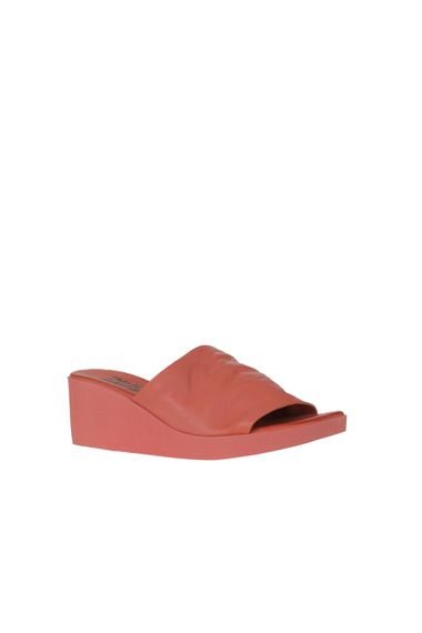 Жінські босоніжки на підборах Bueno, натуральна шкіра, 5 см, доступні в кольорах: ліловий, світло-зелений, кораловий, синій, чорний, екрю, розміри 35-41 - фото 3