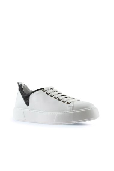 Мужские спортивные кроссовки Bueno Shoes, натуральная кожа, подошва Light Thermo, высота каблука 3 см, размеры 40-45, бело-черные, бело-синие, синие и хаки варианты - фото 3