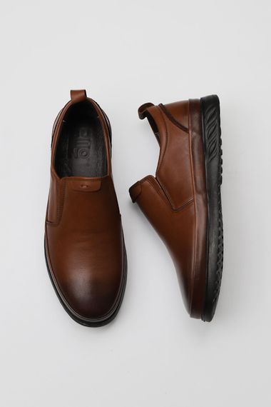 Мужские туфли Bueno Düz 07M0178L03, кожаные, термо-подошва, высота каблука 2 см, черные и табачные цвета, размеры 40-45 - фото 1