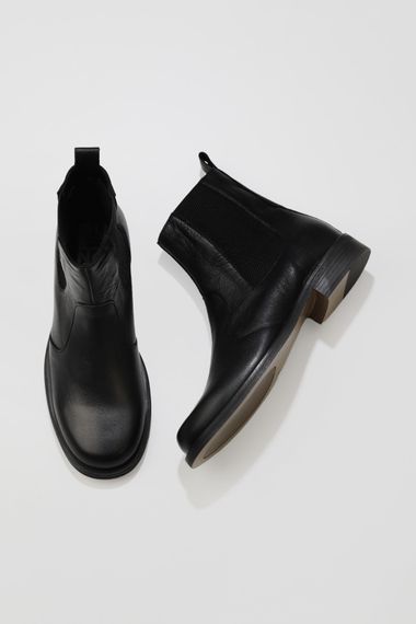 Женские ботинки Bueno с плоской подошвой 01WV8601, из натуральной кожи, подошва TPU, высота каблука 3 см, цвет: серый, хаки, черный, размеры 36-41 - фото 1