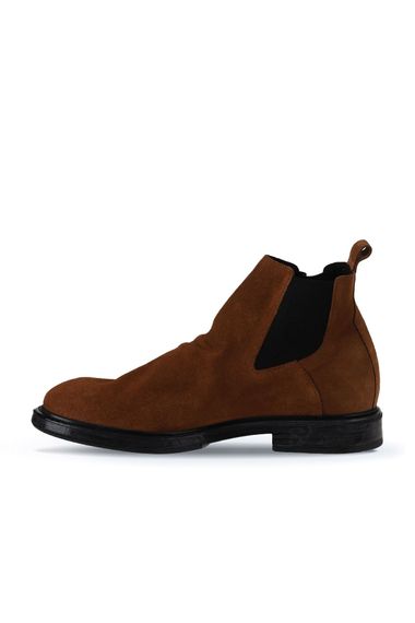 Мужские ботинки Bueno 01MV9303 из кожи, высота каблука 2,5 см, размеры 40-45, цвета: темно-серый нубук, светло-коричневый нубук, зеленый нубук, черная кожа - фото 4