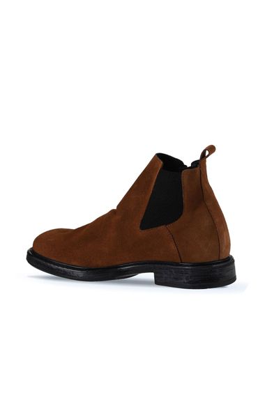 Мужские ботинки Bueno 01MV9303 из кожи, высота каблука 2,5 см, размеры 40-45, цвета: темно-серый нубук, светло-коричневый нубук, зеленый нубук, черная кожа - фото 5