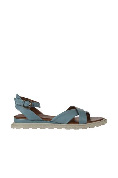 Сандалі Bueno Shoes жіночі, з відкритими пальцями, шкіряні, 1 см підбори, різні кольори та розміри 36-41 - фото 2