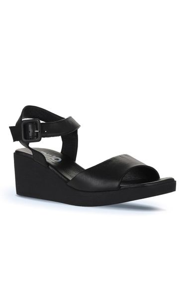 Bueno Shoes Kadın Dolgu Topuklu Sandalet 01WY2400 - fotoğraf 3