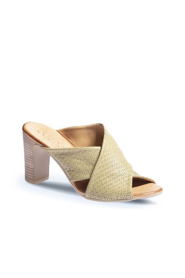 Туфлі Bueno жіночі на підборах 8,5 см з шкіри, доступні в сірому, коричневому, чорному, пудровому та хаки кольорах - фото 2