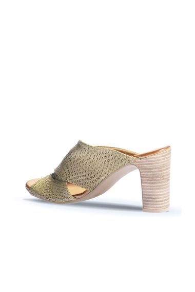 Туфлі Bueno жіночі на підборах 8,5 см з шкіри, доступні в сірому, коричневому, чорному, пудровому та хаки кольорах - фото 4