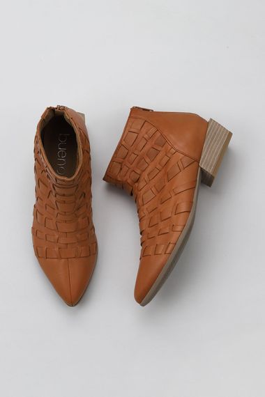 حذاء بوينو حذاء بوت نسائي مسطح 01WQ2604 - صورة 1