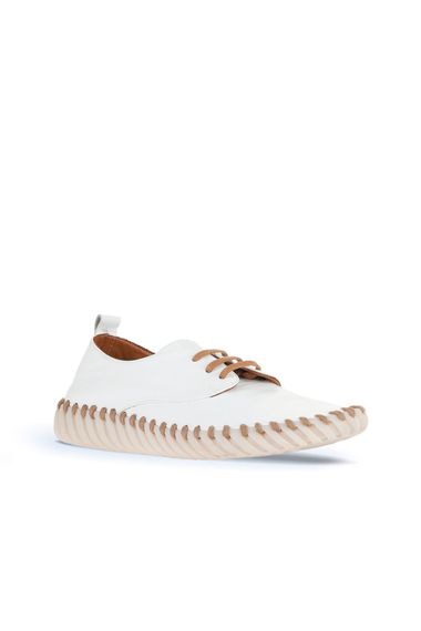 Мужские спортивные туфли Bueno, кожаный верх, резиновая подошва, высота каблука 3 см, размеры от 40 до 46, цвета белый с синим, табаком, желтым, хаки, серым, красным - фото 2