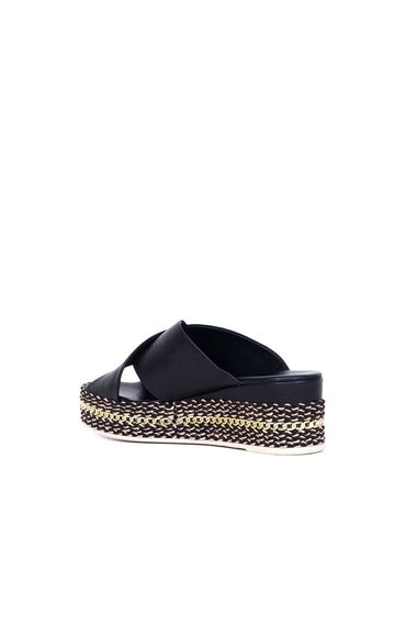 Bueno Shoes Kadın Dolgu Topuklu Espadril Terlik 01WQ5907 - fotoğraf 4