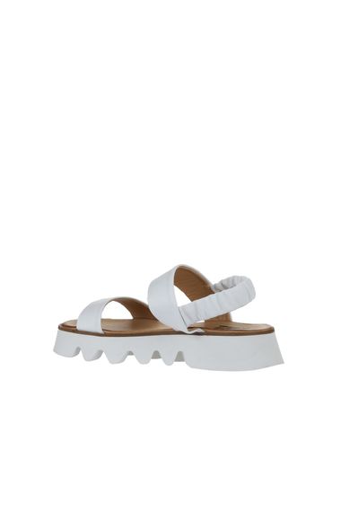 Женские сандалии Bueno Shoes 01WS8001 из кожи, высота каблука 4 см, доступные в белом, пудровом, черном и хаки цветах, размеры 36-41 - фото 5