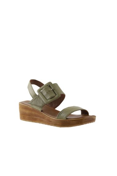 Сандалии с платформой Bueno Shoes для женщин 4 см, натуральная кожа, доступные в коричневом, хаки и розовом цветах, размеры 35-42 - фото 3