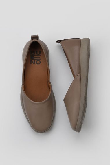 Женские балет shoes Bueno 01WY1507, кожа, 2 см каблук, цвета: серый, пудра, фуксия, размеры: 36-42 - фото 1