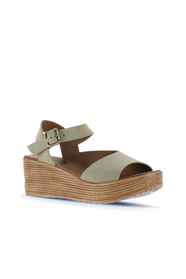 Bueno Shoes Kadın Dolgu Topuklu Sandalet 01WA4704 - fotoğraf 2
