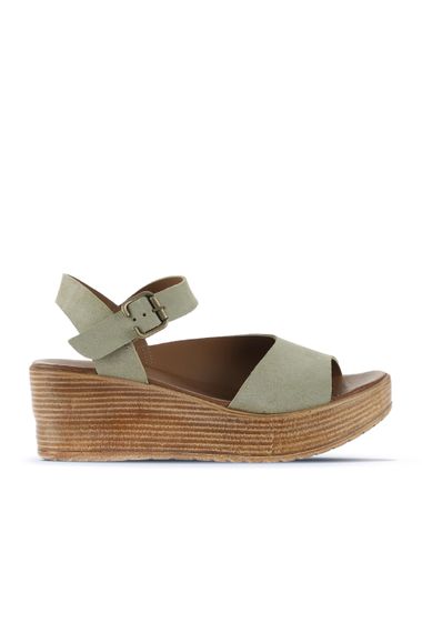 Bueno Shoes Kadın Dolgu Topuklu Sandalet 01WA4704 - fotoğraf 1