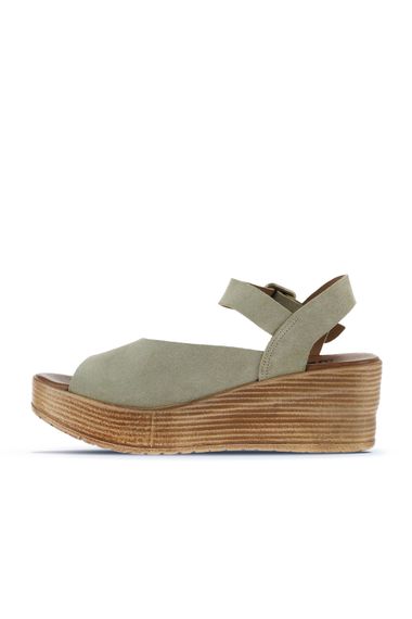 Bueno Shoes Kadın Dolgu Topuklu Sandalet 01WA4704 - fotoğraf 3