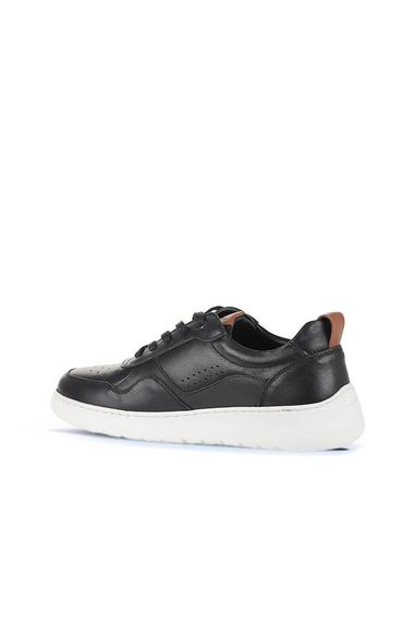 Мужские спортивные кроссовки Bueno Shoes из кожи, 3 см подошва, размеры 40-45, белый и черный цвет - фото 4