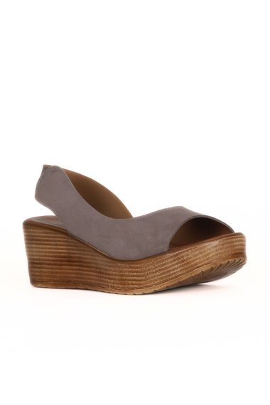 Bueno Shoes Kadın Dolgu Topuklu Sandalet 01WA4702 - fotoğraf 2