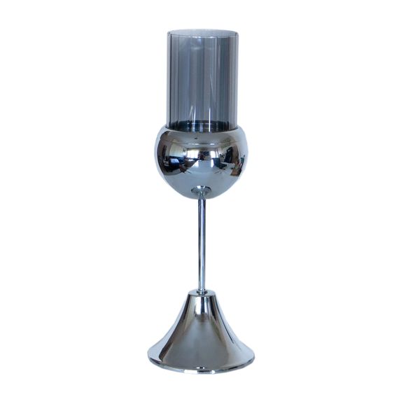 MonoHome Candlestick Stick Chrome 38 Cm