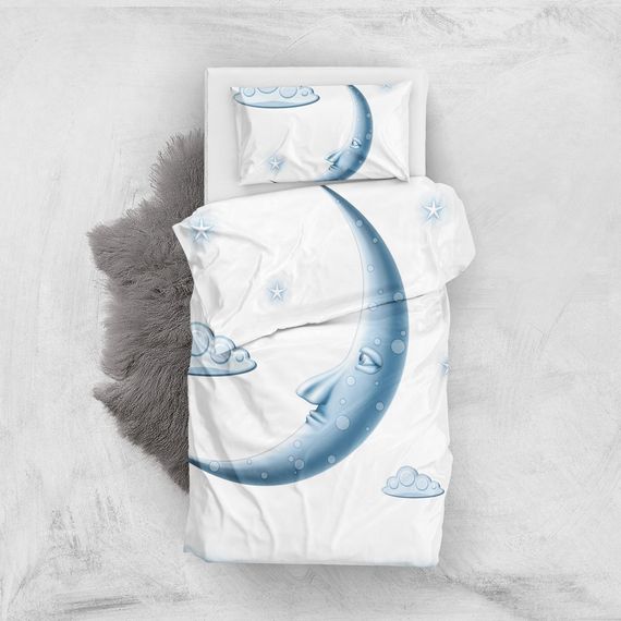 MonoHome Moon Daddy 3D Baby Duvet Cover Set - photo 1