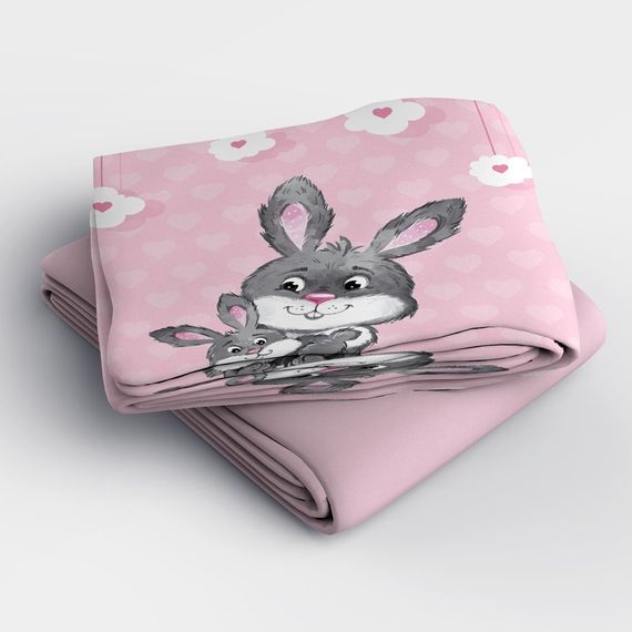 طقم غطاء لحاف الطفل MonoHome Rabbit II 3D - صورة 3