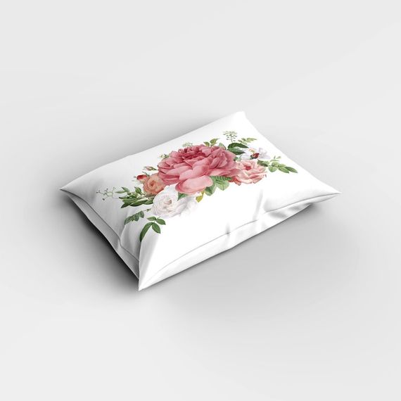 Monohome New Floral 3D Pamuk Saten Tek Kişilik Nevresim Takımı - fotoğraf 4