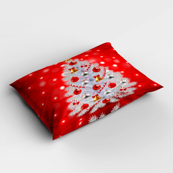 Набор белья MonoHome NY Pine 3D из сатина: 1 наволочка 50x70 см, 1 пододеяльник 160x220 см, 1 простыня 160x240 см, живые цвета, дышащая ткань - фото 4